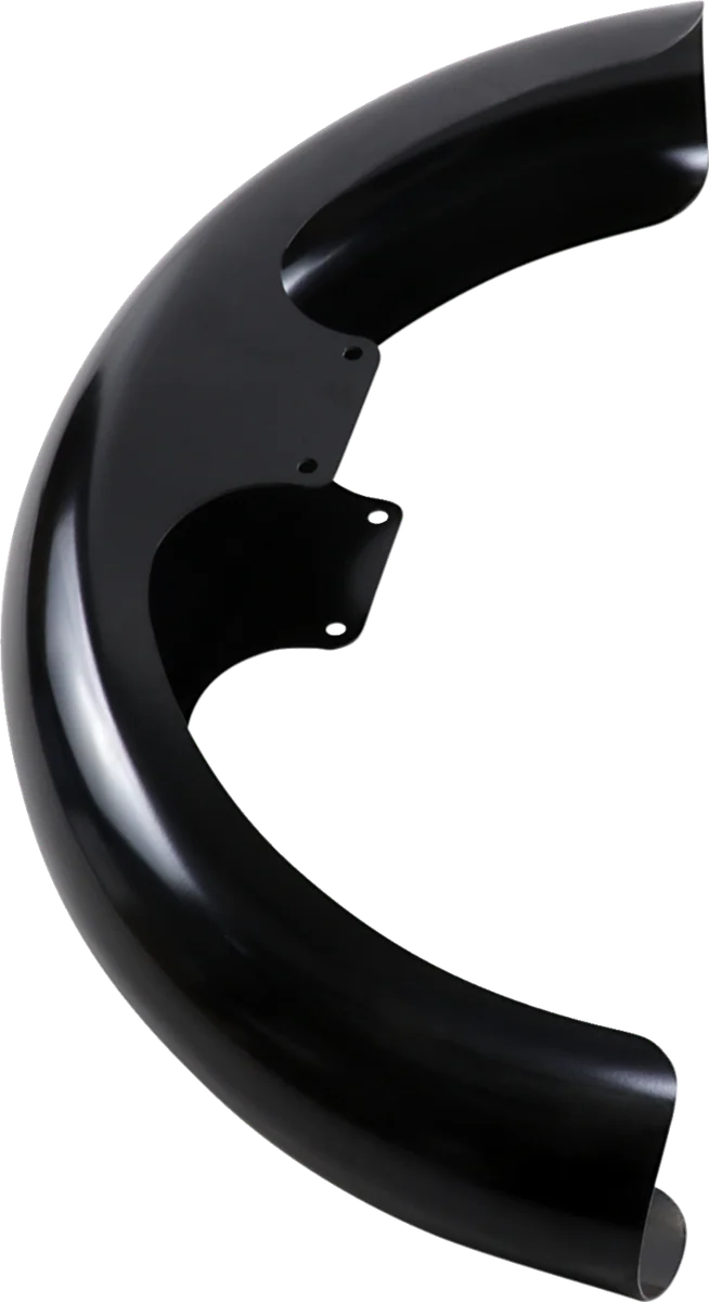 Klock Werks Front Fender - Wrapper - Black - 21" KWF-02-0500S - Side View
