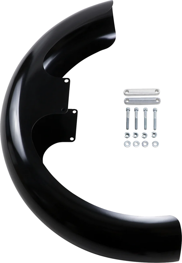 Klock Werks Front Fender - Wrapper - Black - 21" KWF-02-0518 - Main Product View