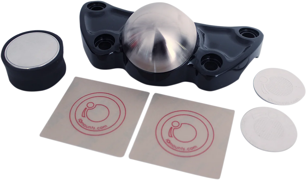 Klock Werks Handlebar Clamp - iOmount™ - Black KWD-02-0385 - Main Product View