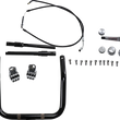 Load image into Gallery viewer, Klock Werks Handlebar - Klip Hanger - 12" - Black/Chrome KWH-04-9011-BC - Main Product View