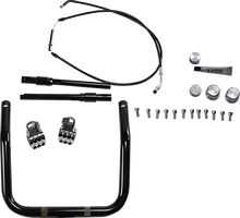 Load image into Gallery viewer, Klock Werks Handlebar - Klip Hanger - 12" - Black/Chrome KWH-04-9011-BC - Main Product View