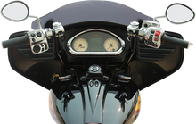 Load image into Gallery viewer, Klock Werks Handlebar - Klip Hanger - 12" - Black/Chrome KWH-04-9011-BC - Side View