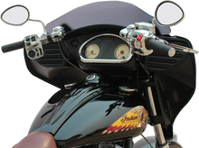 Load image into Gallery viewer, Klock Werks Handlebar - Klip Hanger - 12" - Black/Chrome KWH-04-9011-BC - Back View