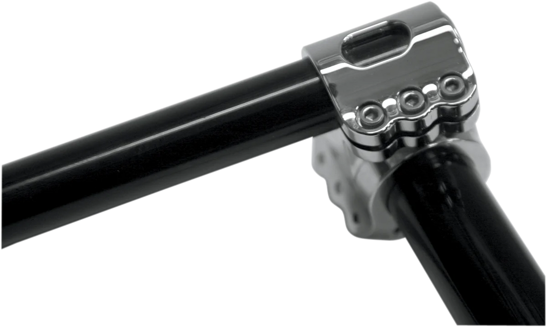 Klock Werks Handlebar - Klip Hanger - 12" - Black/Chrome KWH-04-9011-BC - Installation View
