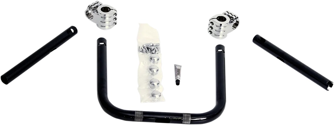 Klock Werks Handlebar - Klip Hanger - 12" - Black/Chrome KWH-04-9011-BC - Additional View 6