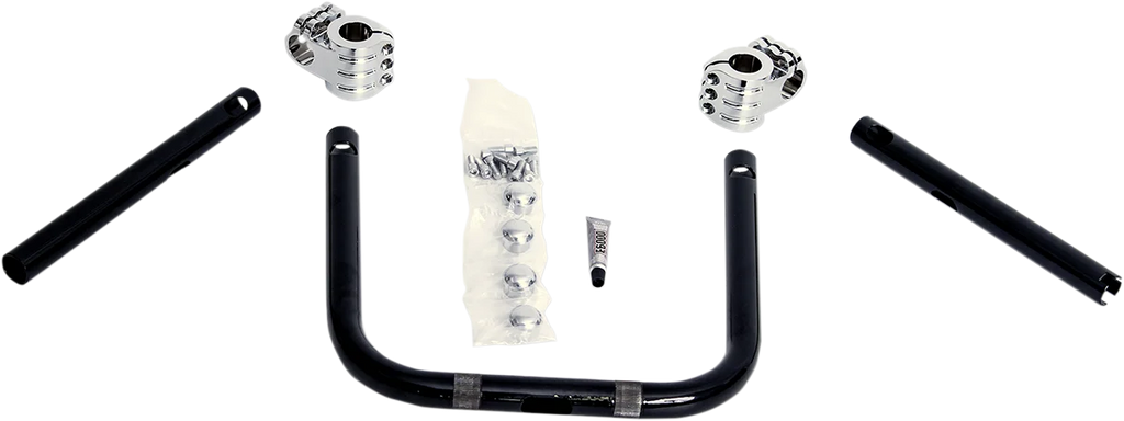 Klock Werks Handlebar - Klip Hanger - 5" - Black/Chrome KWH-04-0348 - Detail View