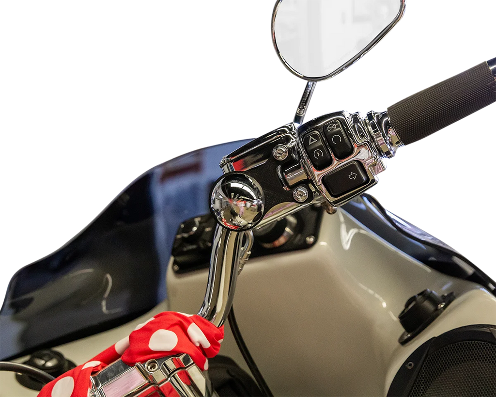 Klock Werks Handlebar Mount - iOmount™ - Black KWD-01-0605-B - Side View