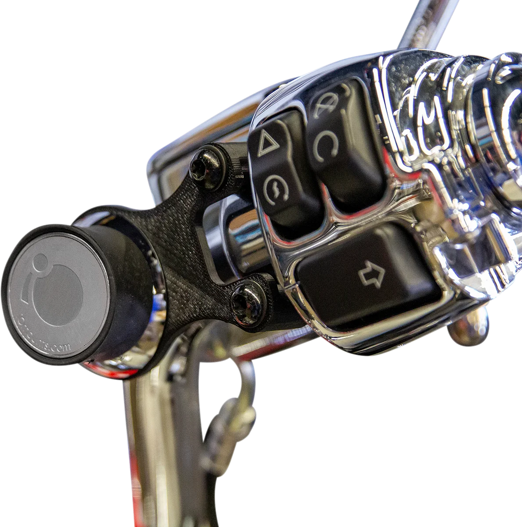 Klock Werks Handlebar Mount - iOmount™ - Black KWD-01-0605-B - Installation View