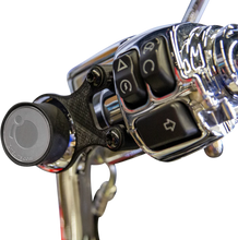 Load image into Gallery viewer, Klock Werks Handlebar Mount - iOmount™ - Black KWD-01-0605-B - Installation View