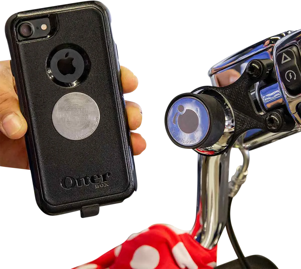 Klock Werks Handlebar Mount - iOmount™ - Black KWD-01-0605-B - Additional View 5