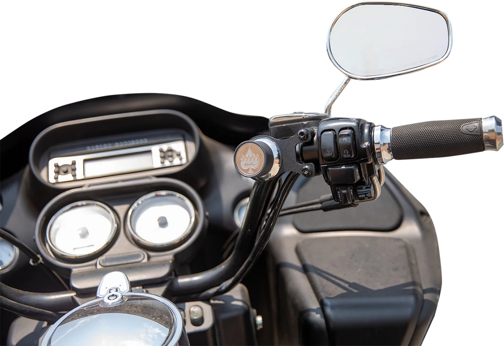 Klock Werks Handlebar Mount - iOmount™ - Chrome KWD-01-0605-C - Main Product View