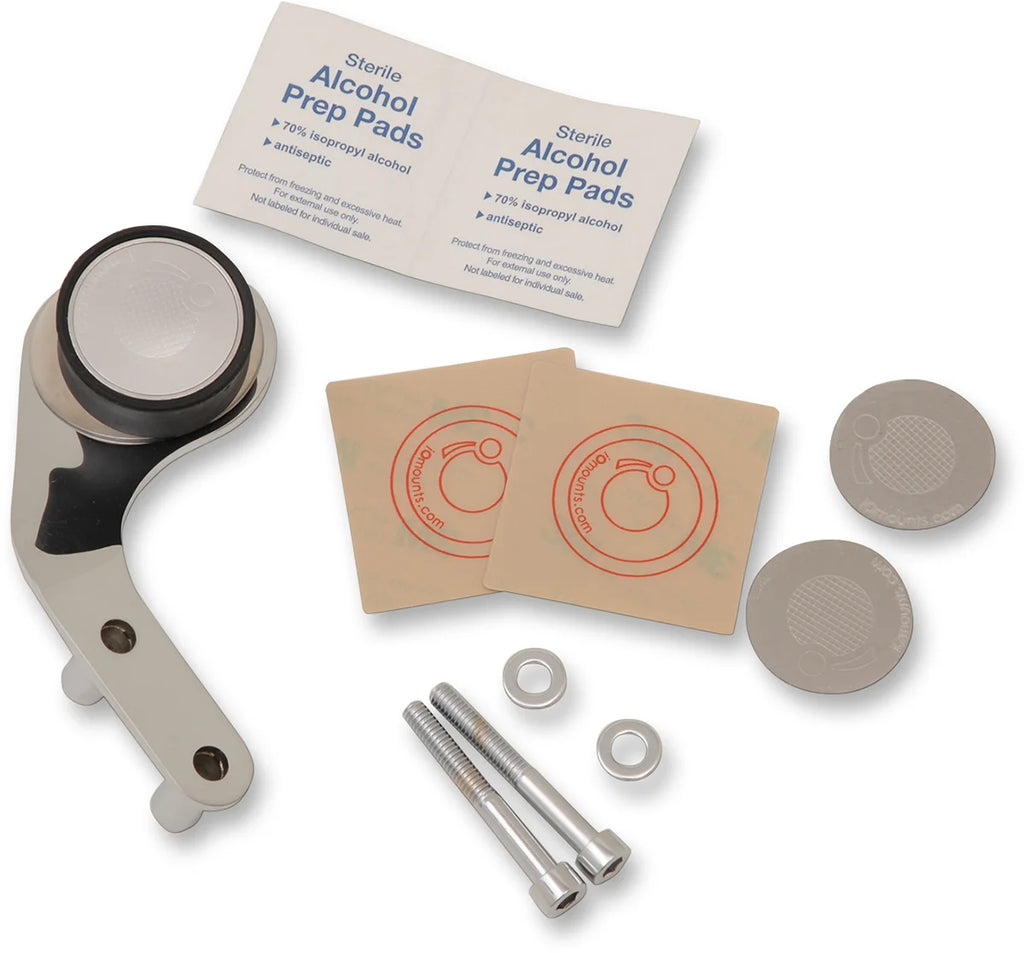Klock Werks Handlebar Mount - iOmount™ - Left - GL1500 - Chrome KWD-06-0387 - Main Product View