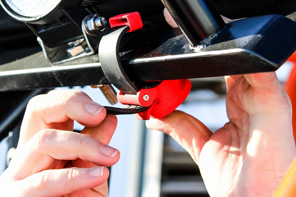 Klock Werks Handlebar Mount - iOmount™ - Nomad - Black KWD-NOMAD - Side View