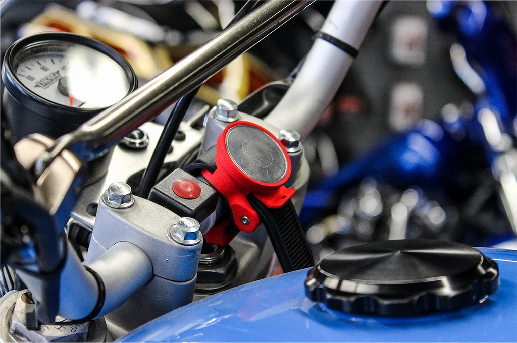 Klock Werks Handlebar Mount - iOmount™ - Nomad - Black KWD-NOMAD - Back View
