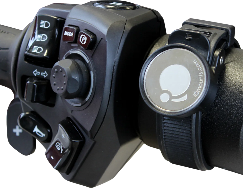 Klock Werks Handlebar Mount - iOmount™ - Nomad XL - Black KWD-NOMADXL - Side View