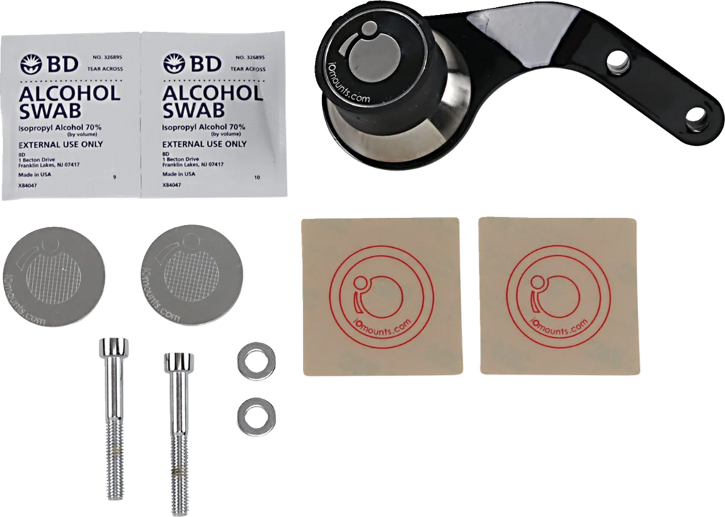 Klock Werks Handlebar Mount - iOmount™ - Right - GL1500 - Black KWD-06-0386 - Main Product View