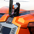 Load image into Gallery viewer, Klock Werks Handlebar Mount - iOmount™ - Slingshot - Black KWD-06-0393 - Side View