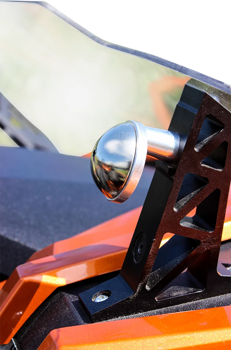 Klock Werks Handlebar Mount - iOmount™ - Slingshot - Black KWD-06-0393 - Back View