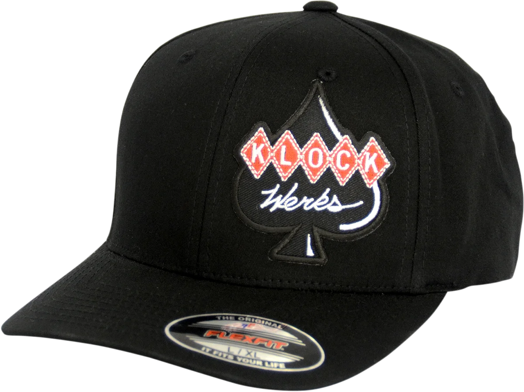 Klock Werks Hat - Black - Large/XL KWA-OFFSET - L|XL - Main Product View