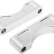 Load image into Gallery viewer, Klock Werks Hugger Front Fender Mounting Blocks - For 16"/17"/18"/19" Wheels - Satin KWFS-01-0103 - Main Product View