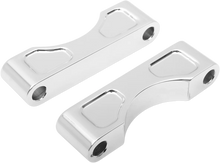Load image into Gallery viewer, Klock Werks Hugger Front Fender Mounting Blocks - For 16&quot;/17&quot;/18&quot;/19&quot; Wheels - Satin KWFS-01-0103 - Main Product View