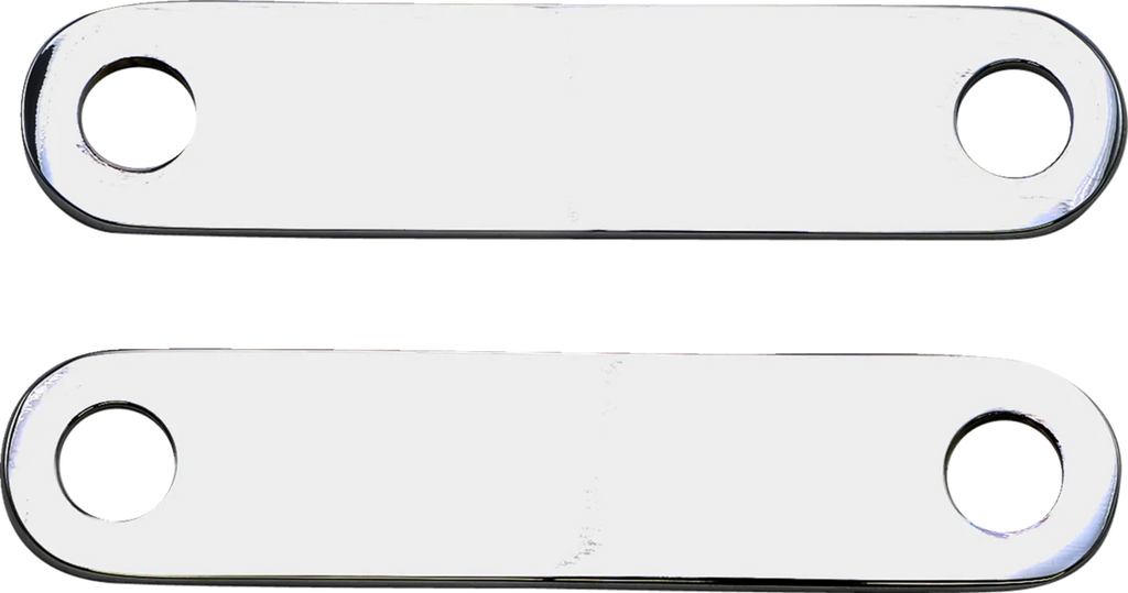 Klock Werks Hugger Front Fender Mounting Blocks - For 16"/18" Wheels - Chrome KWFS-02-0103-C - Main Product View