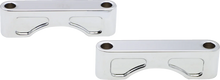 Load image into Gallery viewer, Klock Werks Hugger Front Fender Mounting Blocks - For 21&quot; Wheels - Chrome KWFS-01-0102-C - Main Product View