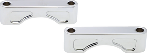 Klock Werks Hugger Front Fender Mounting Blocks - For 21" Wheels - Chrome KWFS-01-0102-C - Main Product View
