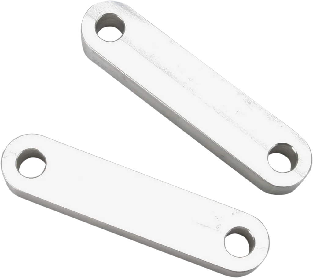 Klock Werks Hugger Front Fender Mounting Blocks - For 21" Wheels - Chrome KWFS-02-0104-C - Main Product View