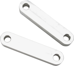 Klock Werks Hugger Front Fender Mounting Blocks - For 21" Wheels - Chrome KWFS-02-0104-C - Main Product View