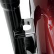 Load image into Gallery viewer, Klock Werks Hugger Front Fender Mounting Blocks - For 21" Wheels - Chrome KWFS-02-0106-C - Side View