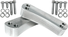 Load image into Gallery viewer, Klock Werks Hugger Front Fender Mounting Blocks - For 21&quot; Wheels - Chrome KWFS-02-0106-C - Detail View