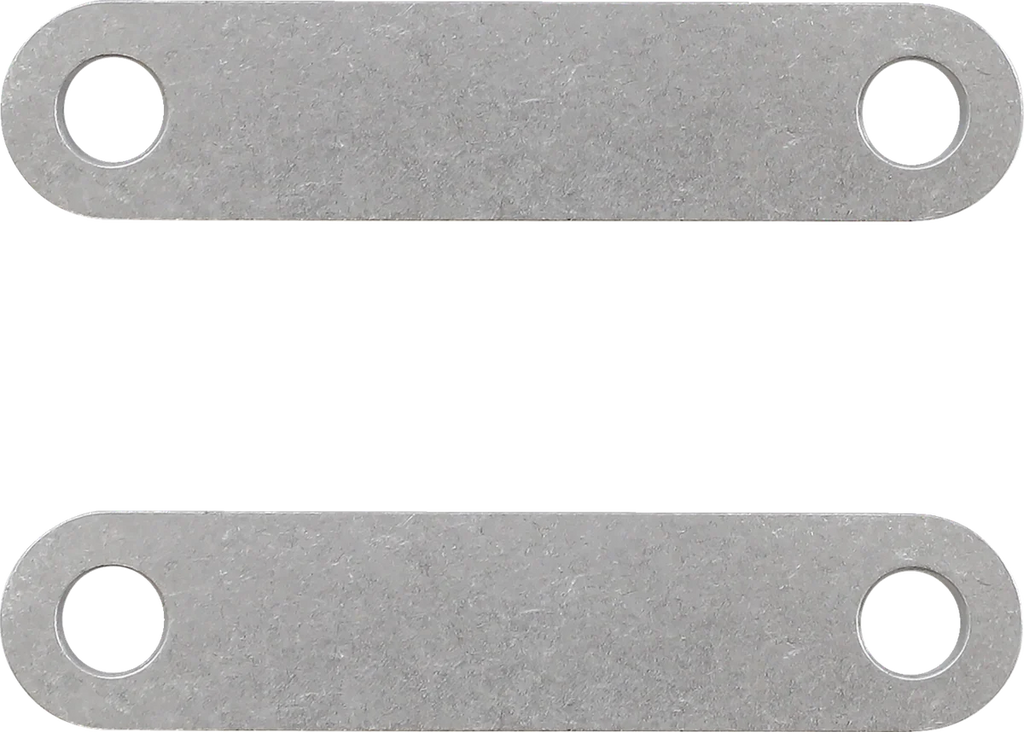 Klock Werks Hugger Front Fender Mounting Blocks - For 21" Wheels - Satin KWFS-02-0102 - Main Product View