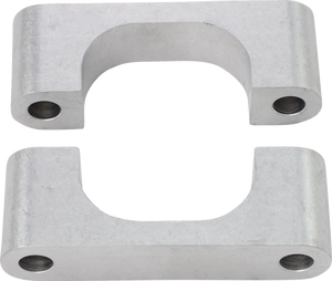 Klock Werks Hugger Front Fender Mounting Blocks - For 21" Wheels - Satin KWFS-02-0106 - Main Product View