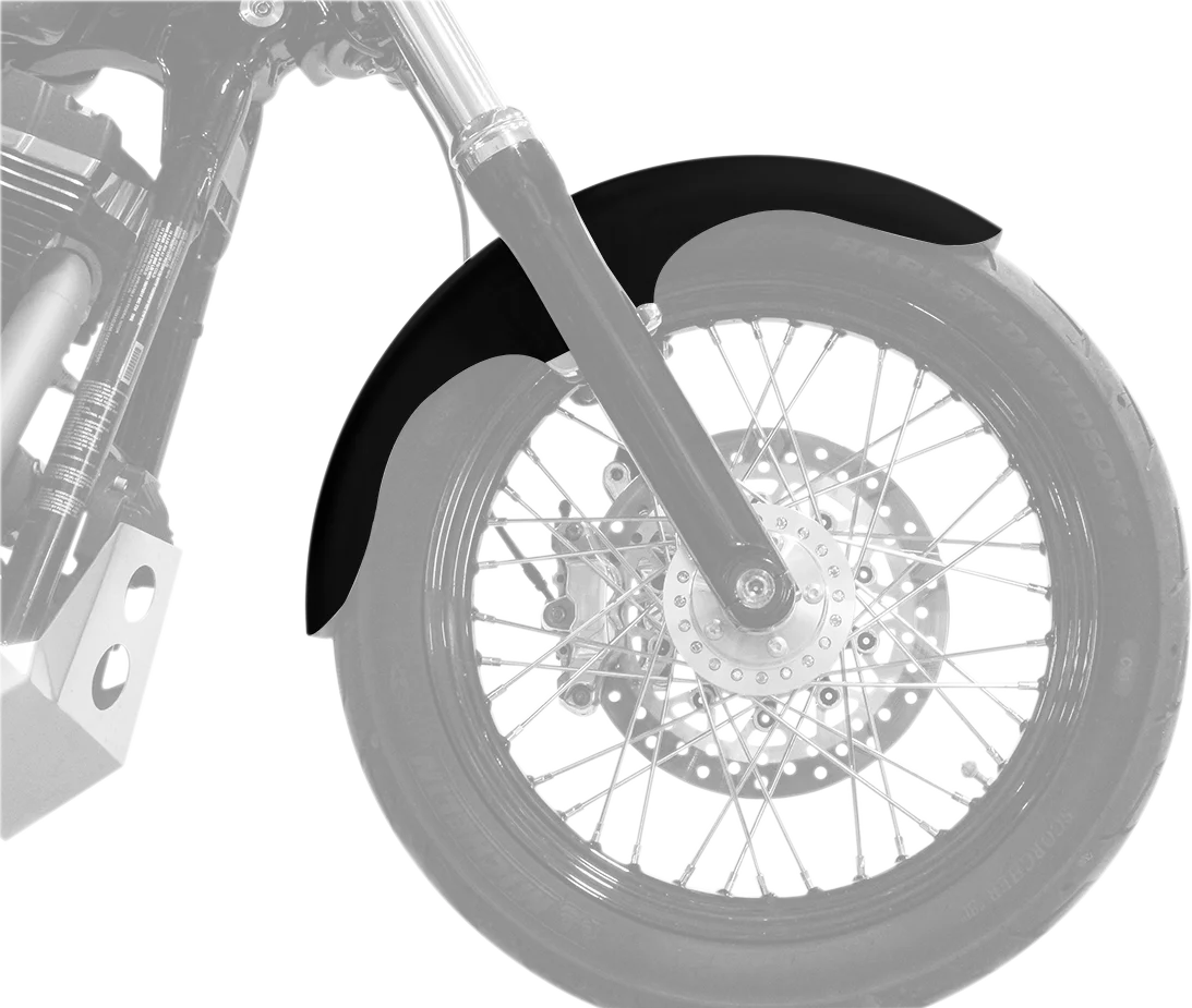 Klock Werks Klub Fender Kit - w/ Raw Blocks - Steel - 19" KWF-03-0011 - Side View