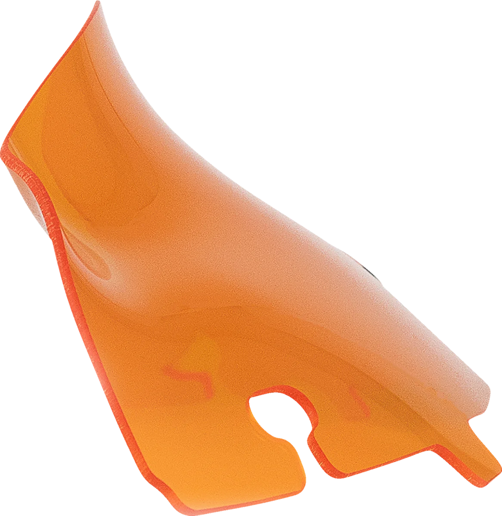 Klock Werks Kolor Flare™ Sport Windshield - 4" - Orange - FLH KWW-01-0675 - Main Product View