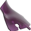Load image into Gallery viewer, Klock Werks Kolor Flare™ Sport Windshield - 4" - Purple - FLH KWW-01-0680 - Main Product View