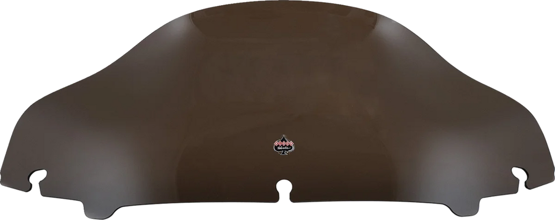 Klock Werks Kolor Flare™ Sport Windshield - 6-1/2" - Bronze - FLH KWW-01-0688 - Side View