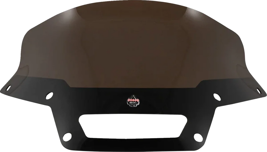 Klock Werks Kolor Flare™ Sport Windshield - 6" - Bronze - FXLRST KWW-02-0628 - Side View