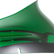 Load image into Gallery viewer, Klock Werks Kolor Flare™ Sport Windshield - 6" - Green - FLTR KWW-01-0664 - Main Product View