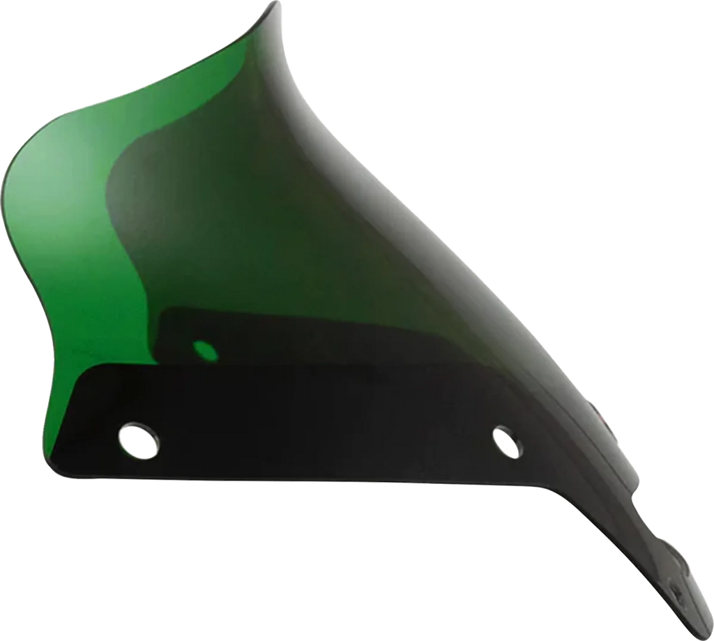 Klock Werks Kolor Flare™ Sport Windshield - 6" - Green - FXLRST KWW-02-0625 - Main Product View
