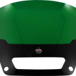 Load image into Gallery viewer, Klock Werks Kolor Flare™ Sport Windshield - 6" - Green - FXLRST KWW-02-0625 - Side View