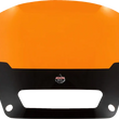 Load image into Gallery viewer, Klock Werks Kolor Flare™ Sport Windshield - 6" - Orange - FXLRST KWW-02-0623 - Side View
