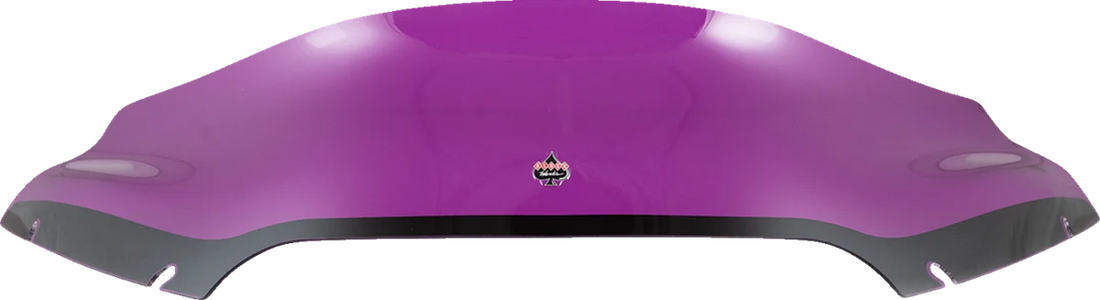 Klock Werks Kolor Flare™ Sport Windshield - 6" - Purple - FLTR KWW-01-0666 - Side View