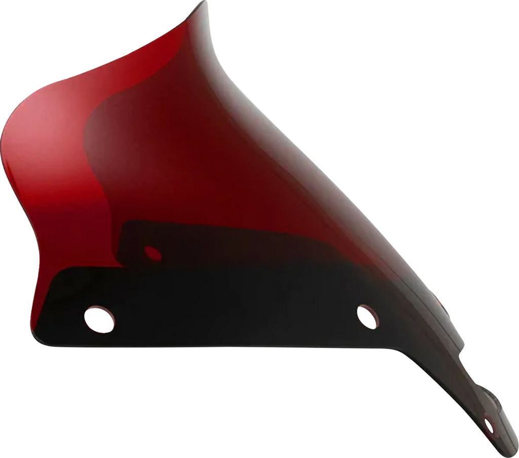 Klock Werks Kolor Flare™ Sport Windshield - 6" - Red - FXLRST KWW-02-0622 - Main Product View