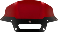 Load image into Gallery viewer, Klock Werks Kolor Flare™ Sport Windshield - 6" - Red - FXLRST KWW-02-0622 - Side View