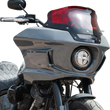 Load image into Gallery viewer, Klock Werks Kolor Flare™ Sport Windshield - 6" - Red - FXLRST KWW-02-0622 - Back View