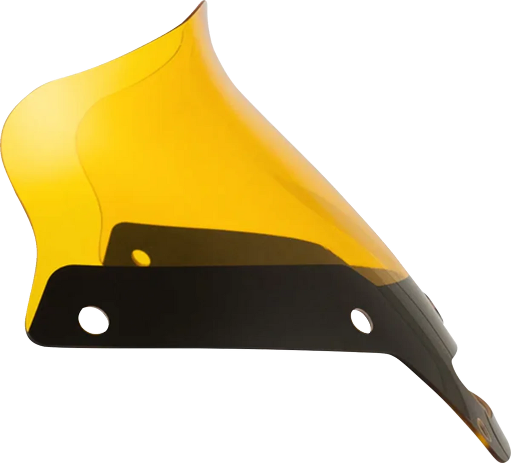 Klock Werks Kolor Flare™ Sport Windshield - 6" - Yellow - FXLRST KWW-02-0624 - Main Product View