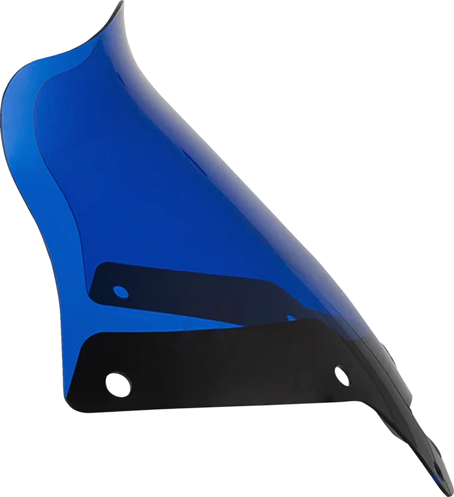 Klock Werks Kolor Flare™ Sport Windshield - 8" - Blue - FXLRST KWW-02-0633 - Main Product View