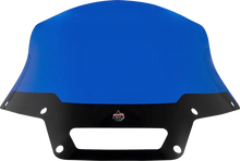 Load image into Gallery viewer, Klock Werks Kolor Flare™ Sport Windshield - 8" - Blue - FXLRST KWW-02-0633 - Side View